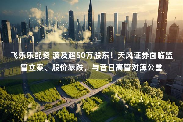 飞乐乐配资 波及超50万股东！天风证券面临监管立案、股价暴跌，与昔日高管对簿公堂